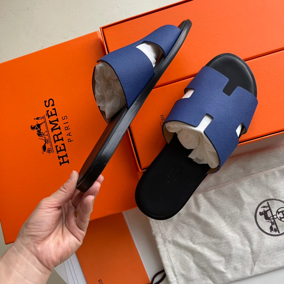 HM Men's Izmir Slide Blue Sheepskin 538560