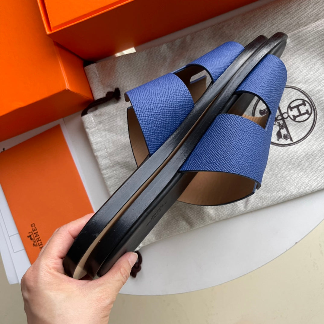 HM Men's Izmir Slide Blue Sheepskin 538560