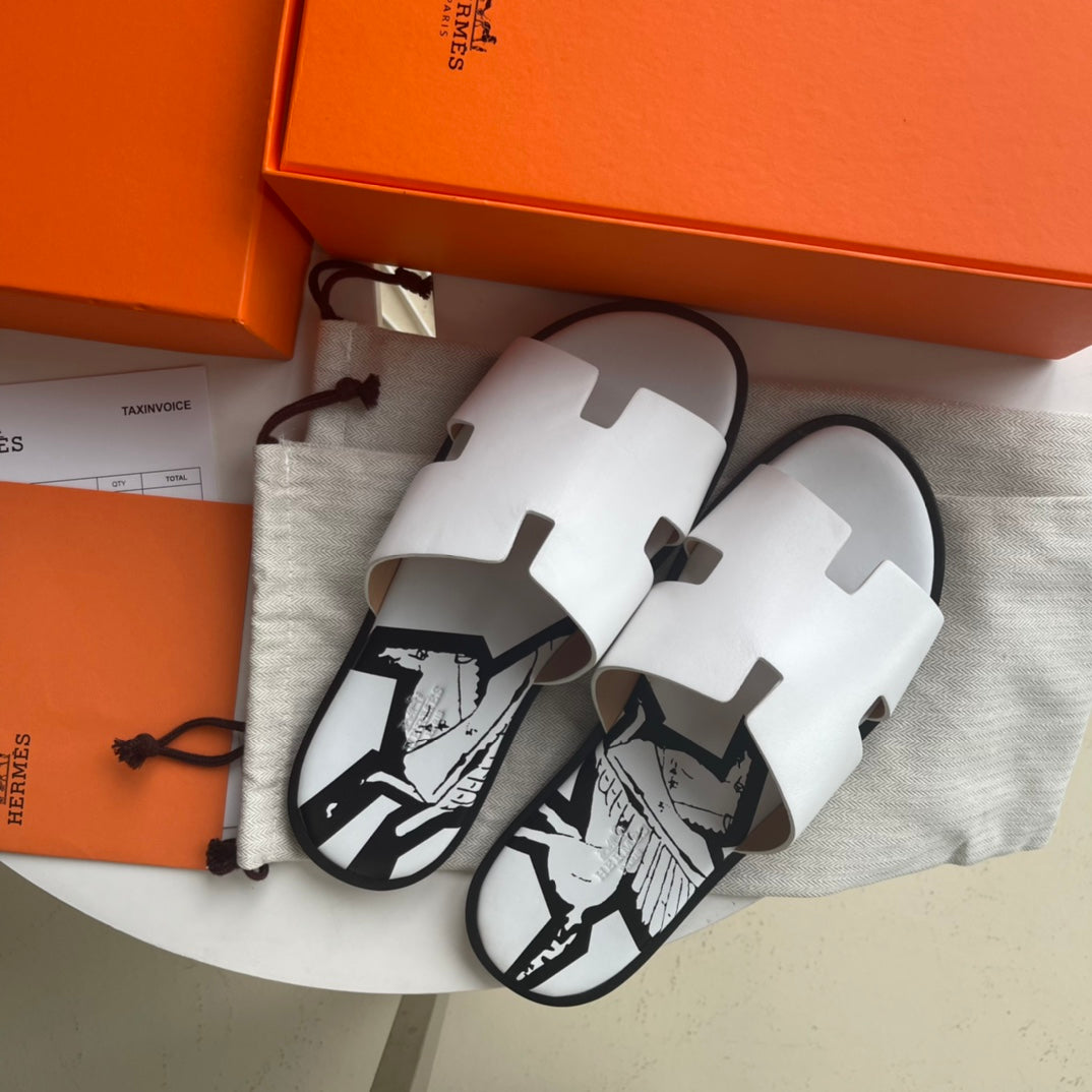 HM Men's Izmir Slide White Sheepskin 538569