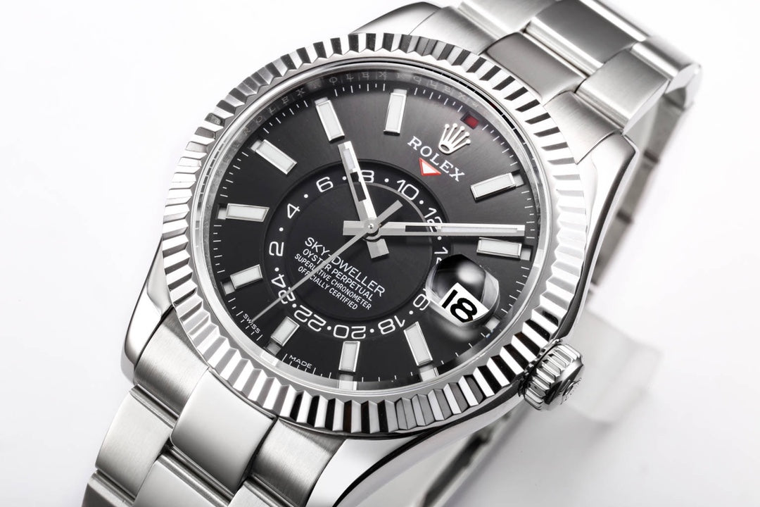 Rolex Sky-Dweller 42mm Silver Black Dial