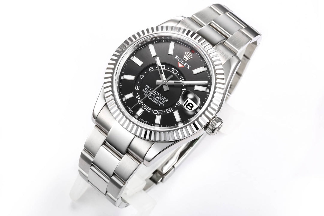 Rolex Sky-Dweller 42mm Silver Black Dial
