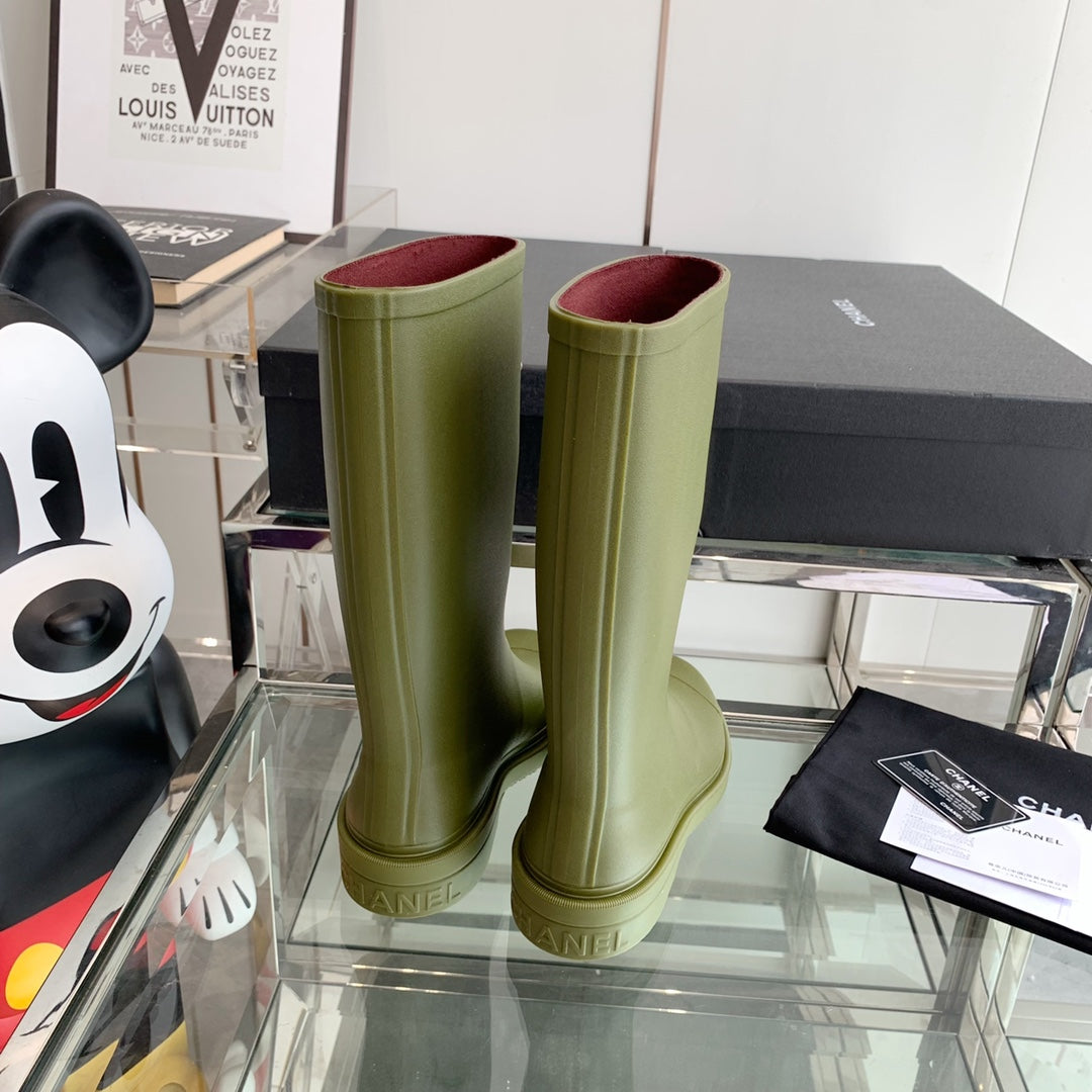 CC Rainboots Dark Green Rubber  204191