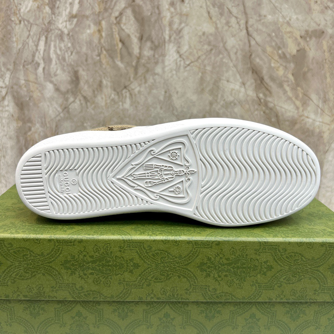 GG x Adidas Men's Sneaker Brown Canvas 525938