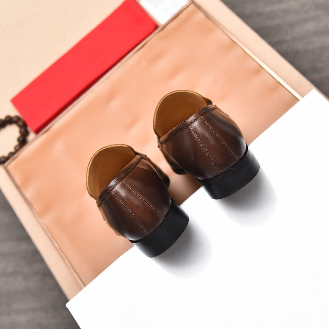 GG Men's Loafer Brown Cowhide 522704