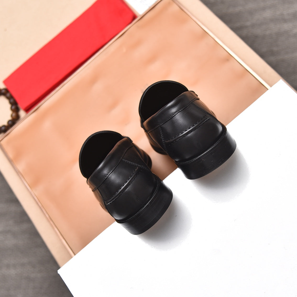 GG Men's Loafer Black Cowhide 522700