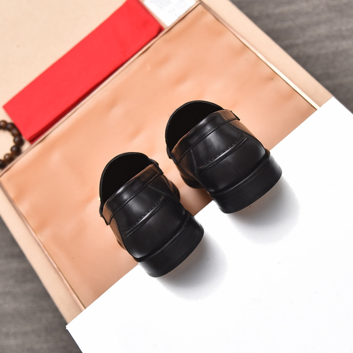 GG Men's Loafer Brown Black Cowhide 522699