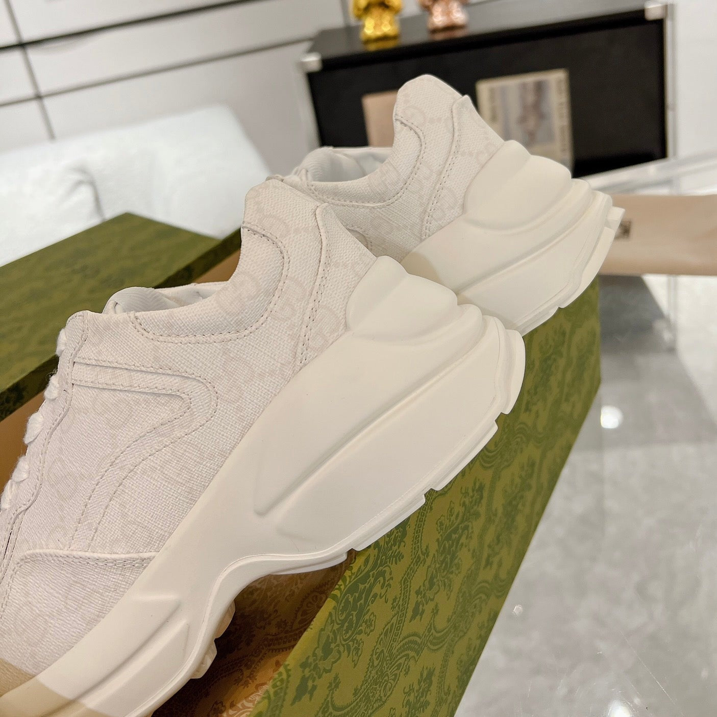 GG 100 RHYTON SNEAKER Creamy White