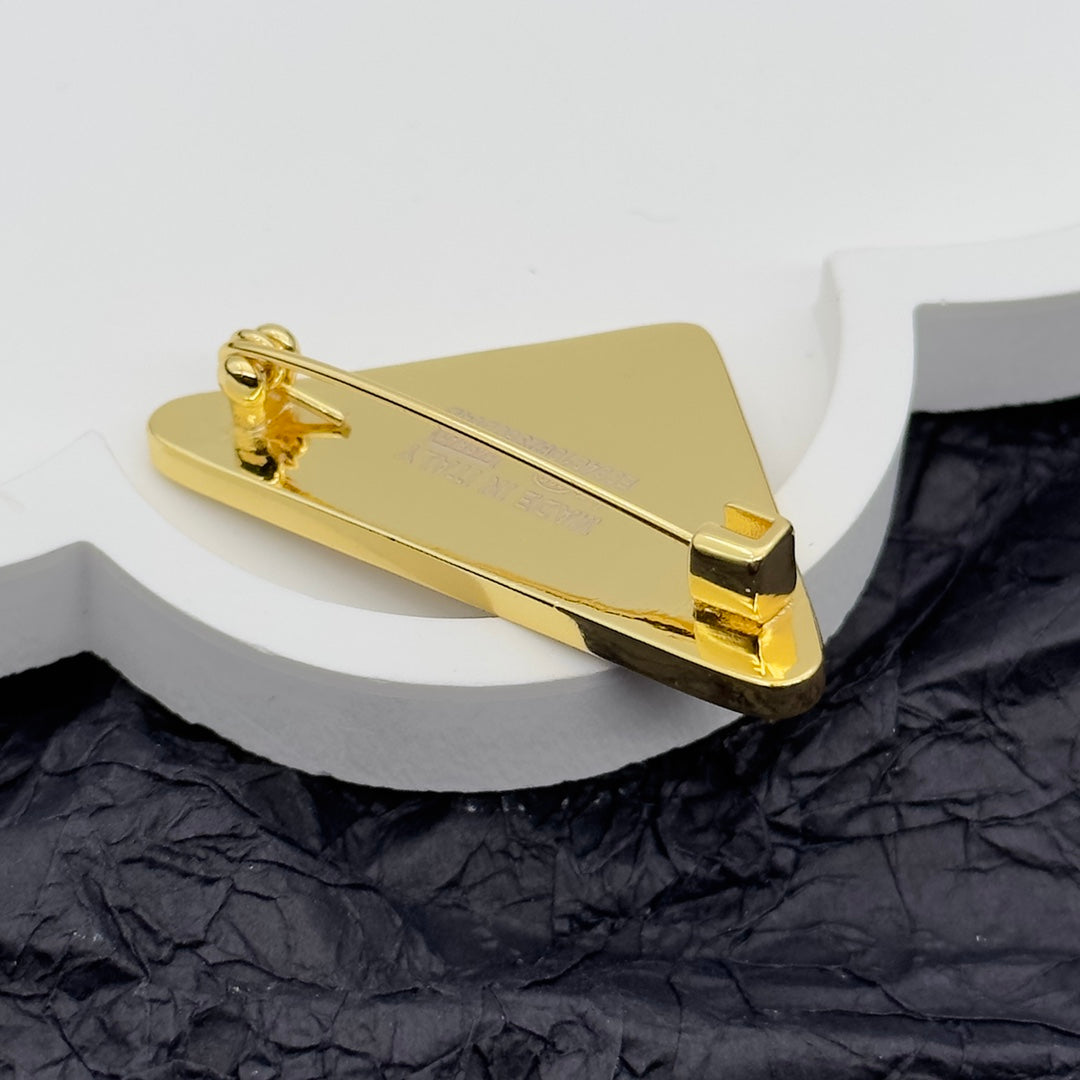 Prada Brooch Gold 172369