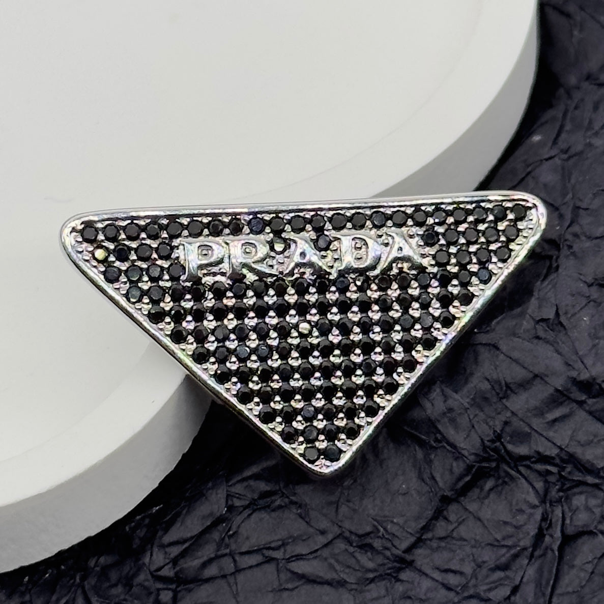Prada Brooch Sliver 172368
