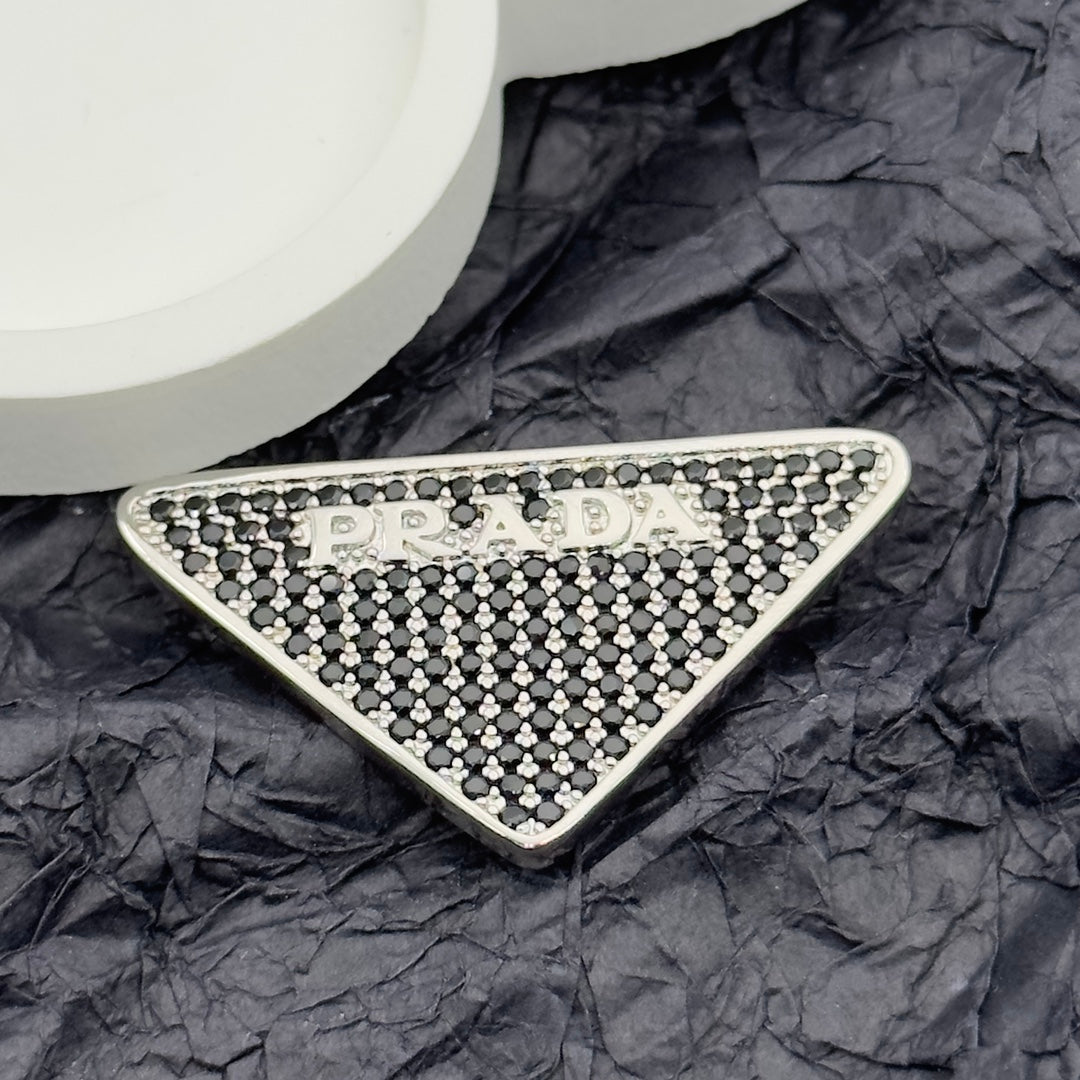 Prada Brooch Sliver 172368