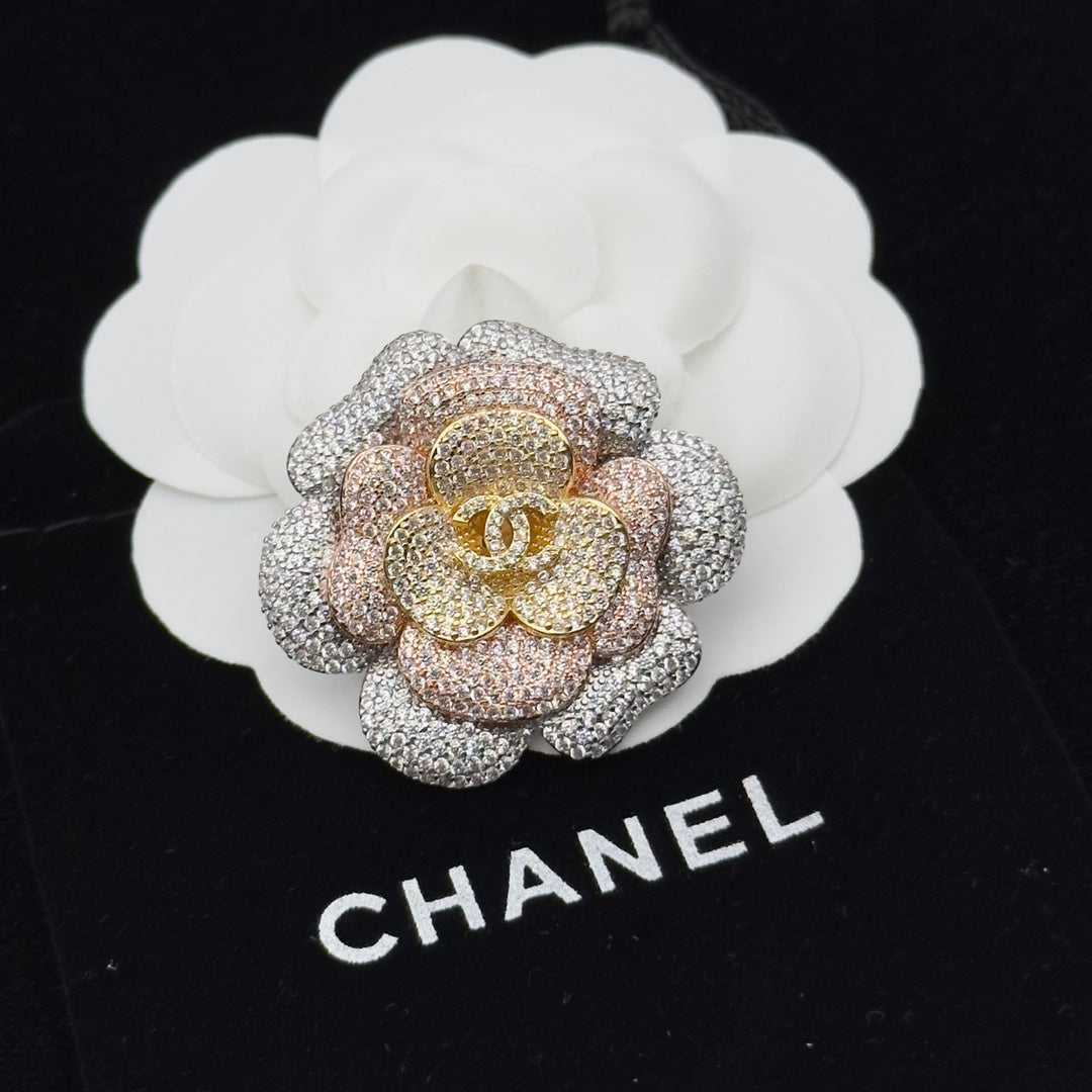 CC Brooch Gold-Silver 173413