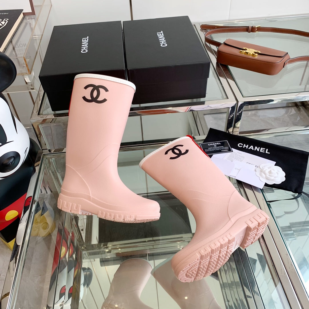 CC Rainboots Pink Rubber  204203