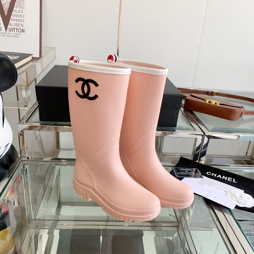 CC Rainboots Pink Rubber  204203