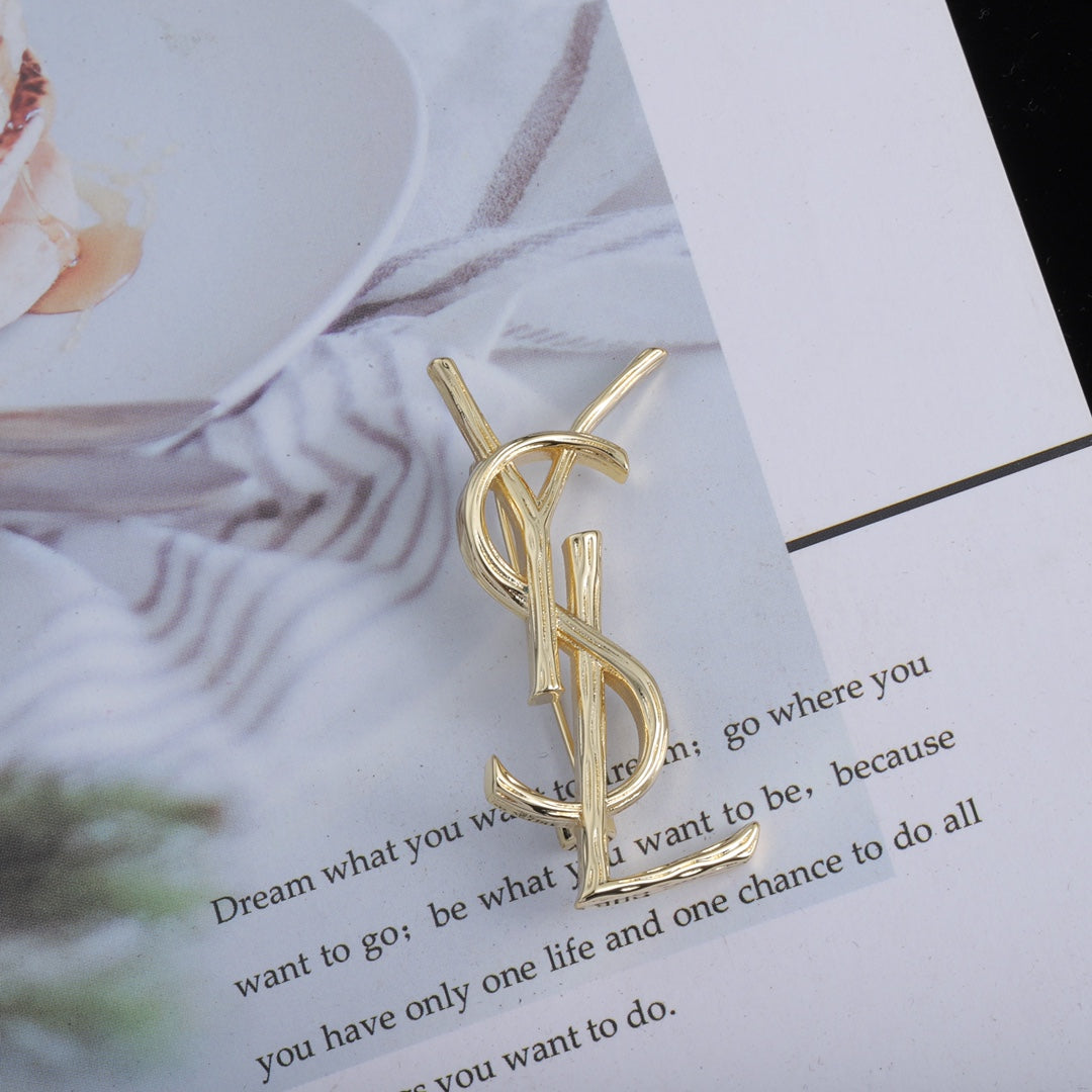 YSL Brooch Gold 178032