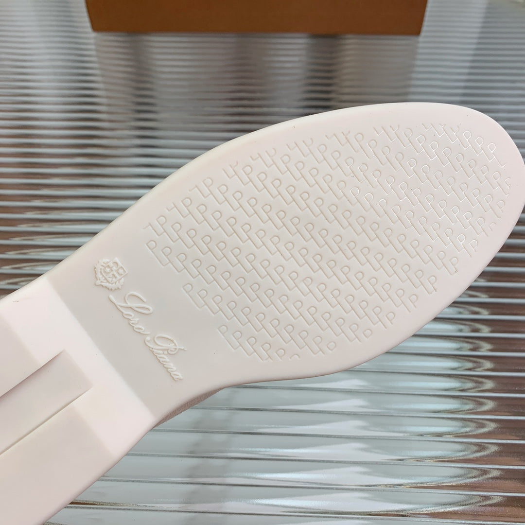 lp dot sole walk loafer cashew butter suede