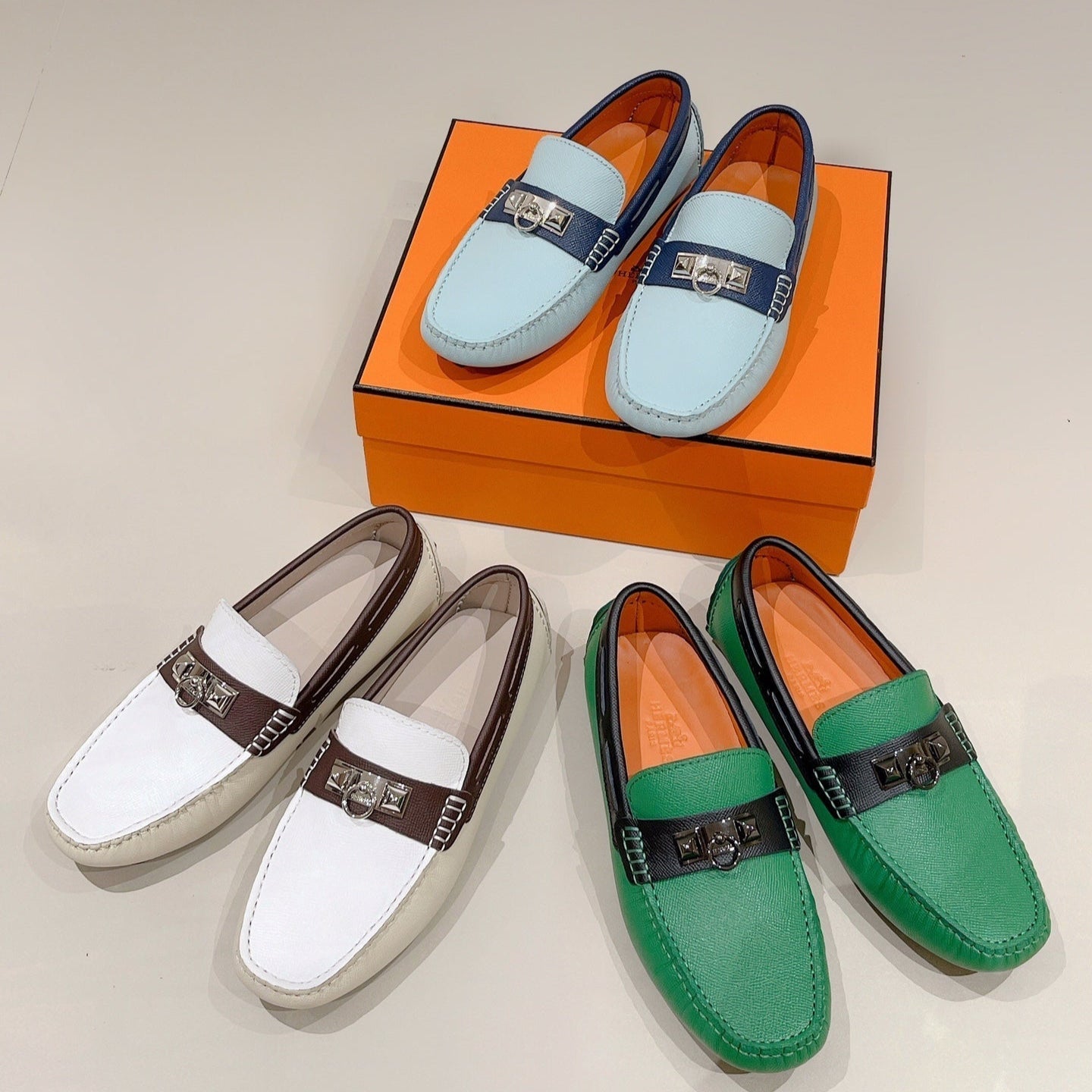 HM Men's Loafer Cowhide 557560