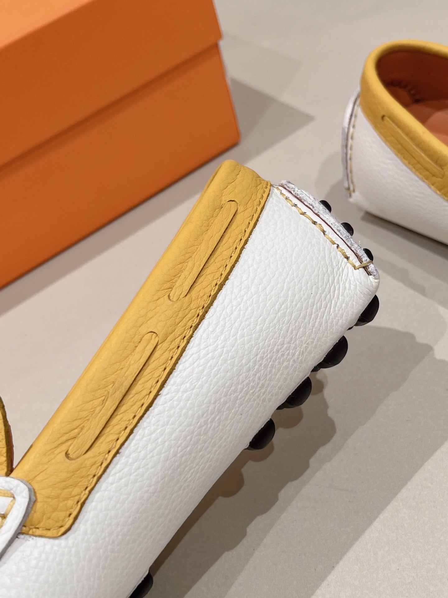 HM Men's Loafer Yellow Cowhide 557567