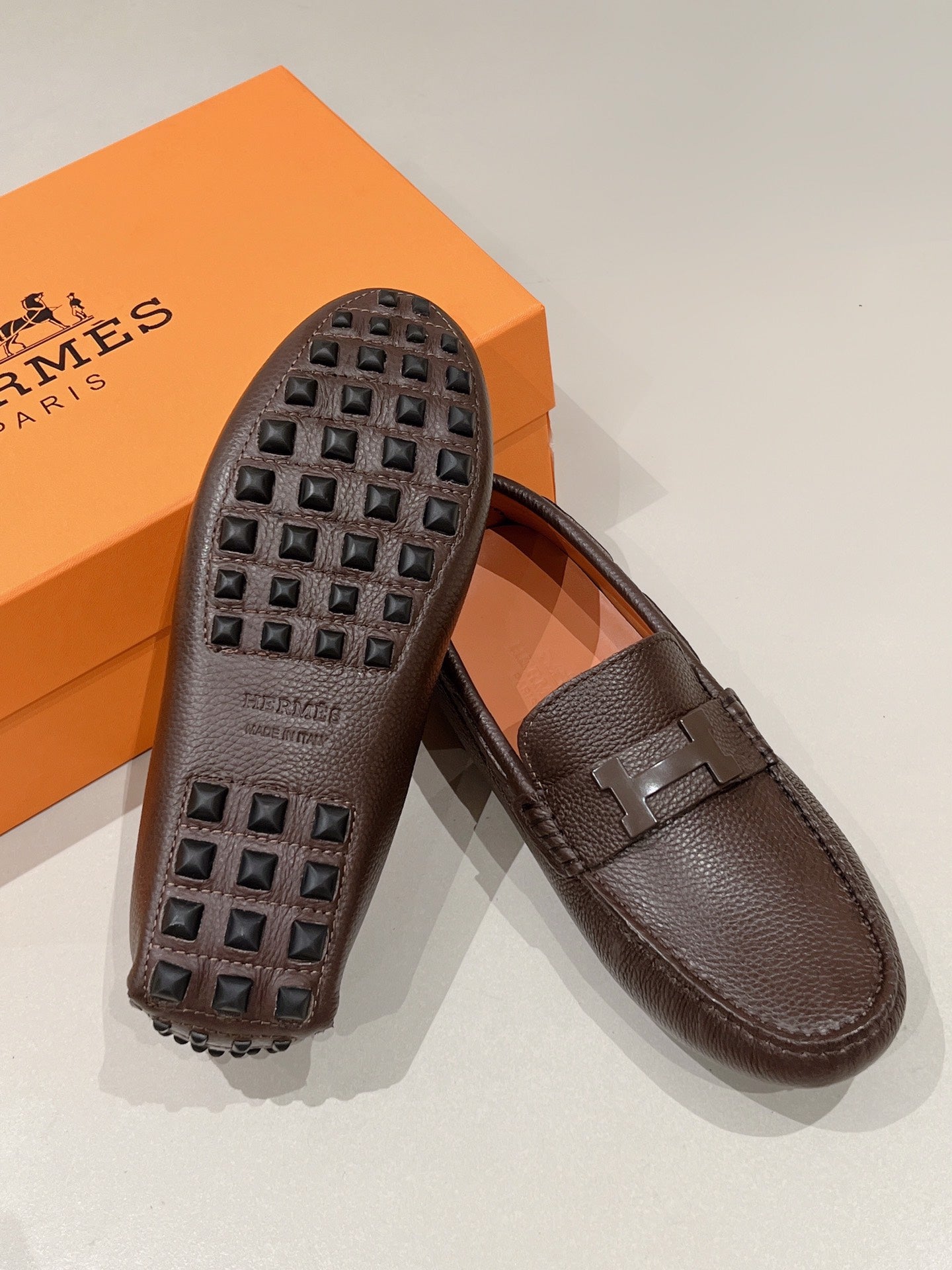 HM Men's Loafer Brown Cowhide 557568