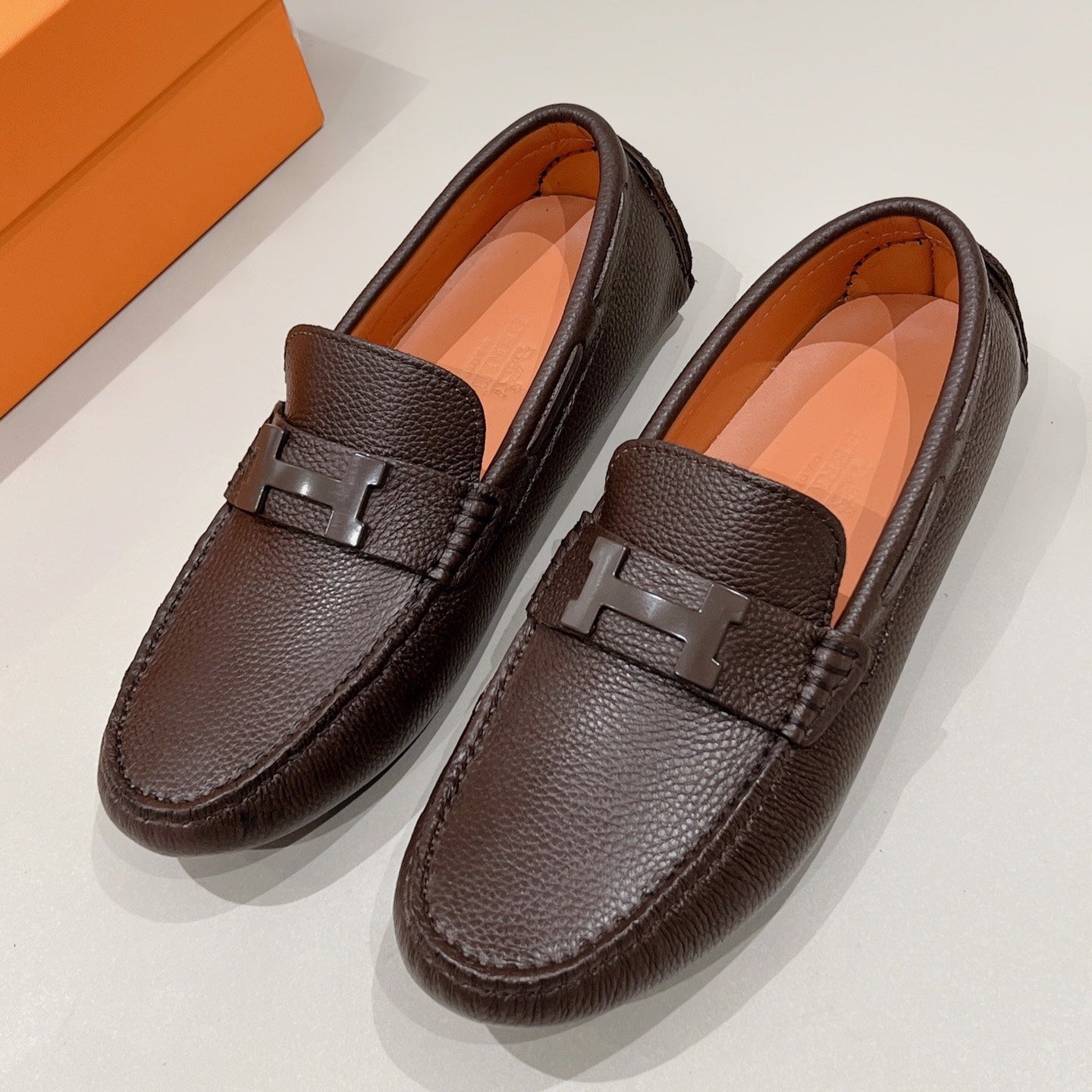 HM Men's Loafer Brown Cowhide 557568