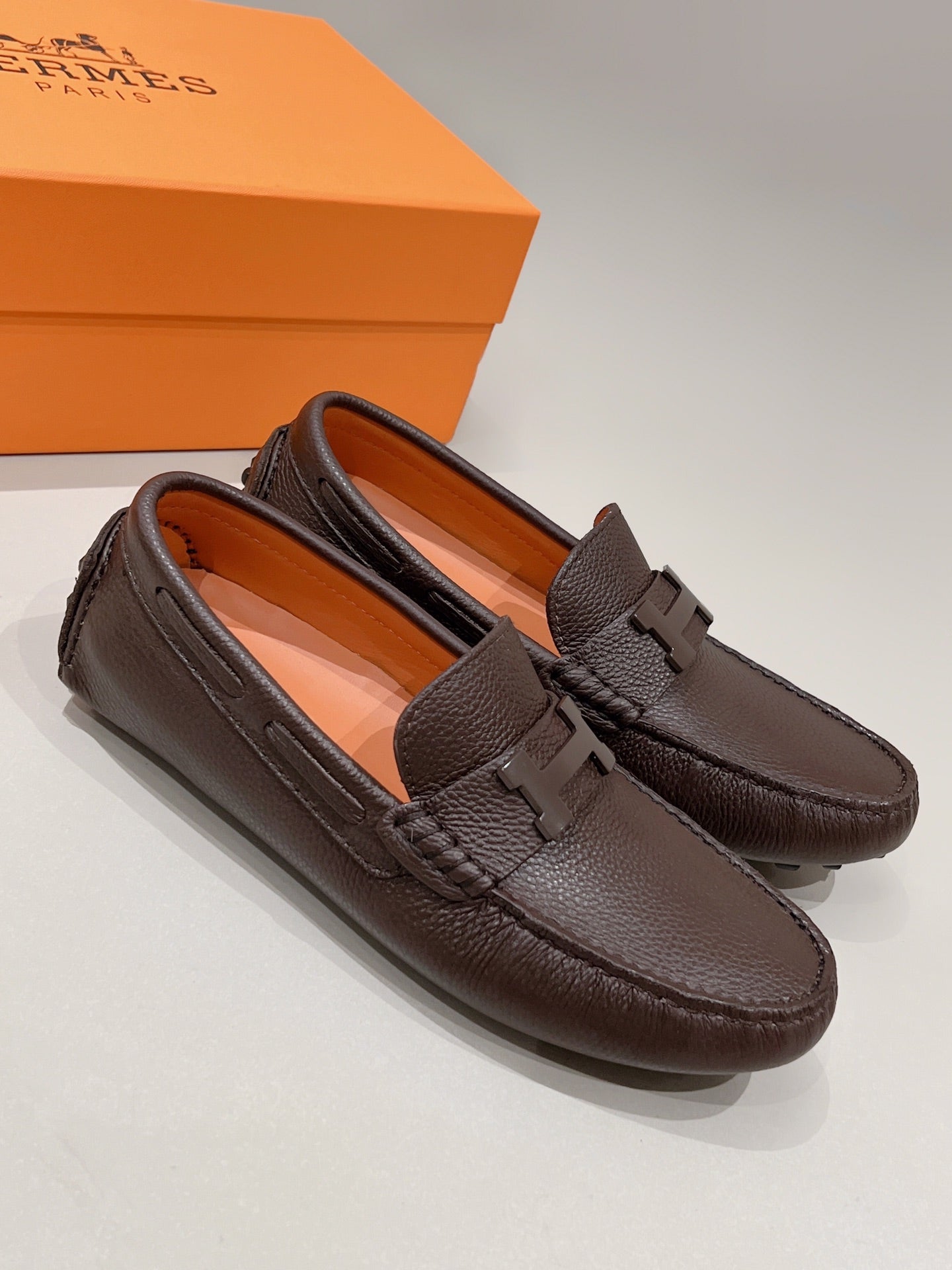 HM Men's Loafer Brown Cowhide 557568