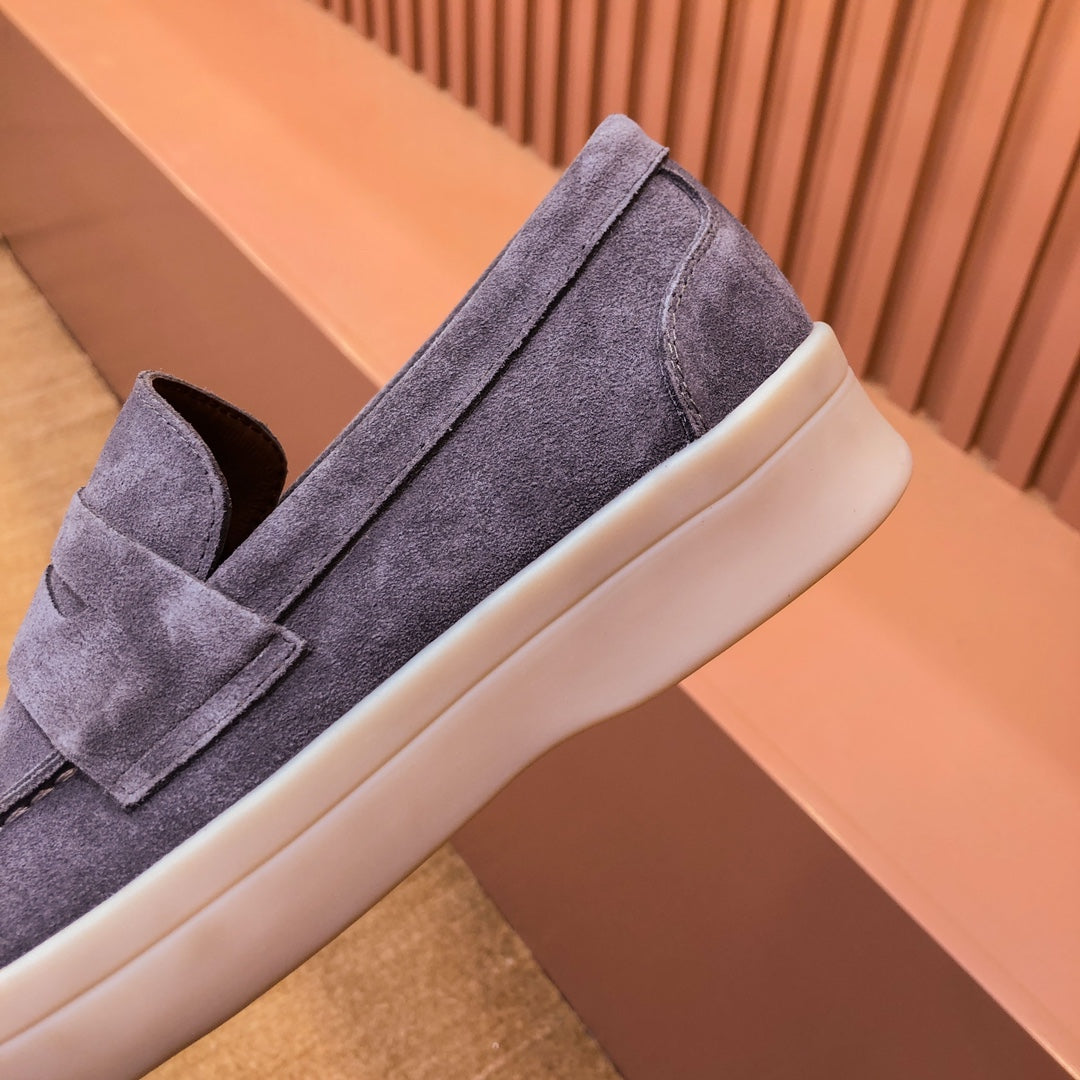 LP RETRO SUMMER WALK LOAFERS MAUVE SUEDE