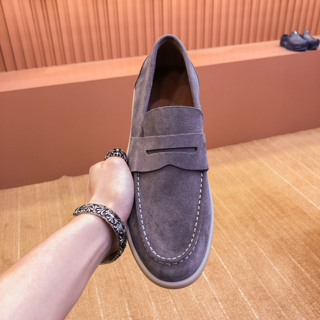 LP RETRO SUMMER WALK LOAFERS MAUVE SUEDE