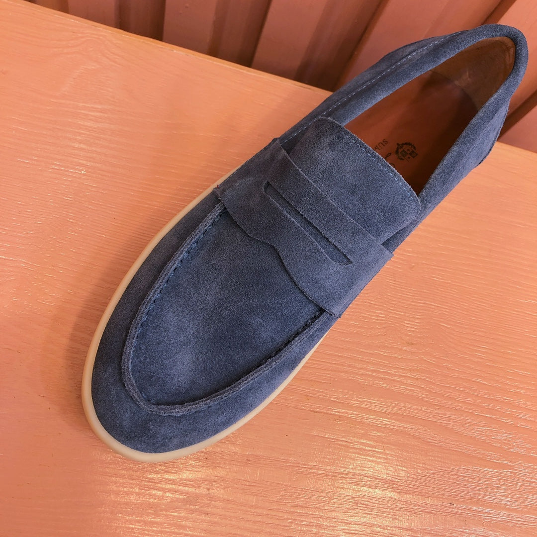 LP RETRO SUMMER WALK LOAFERS AEGEAN SUEDE
