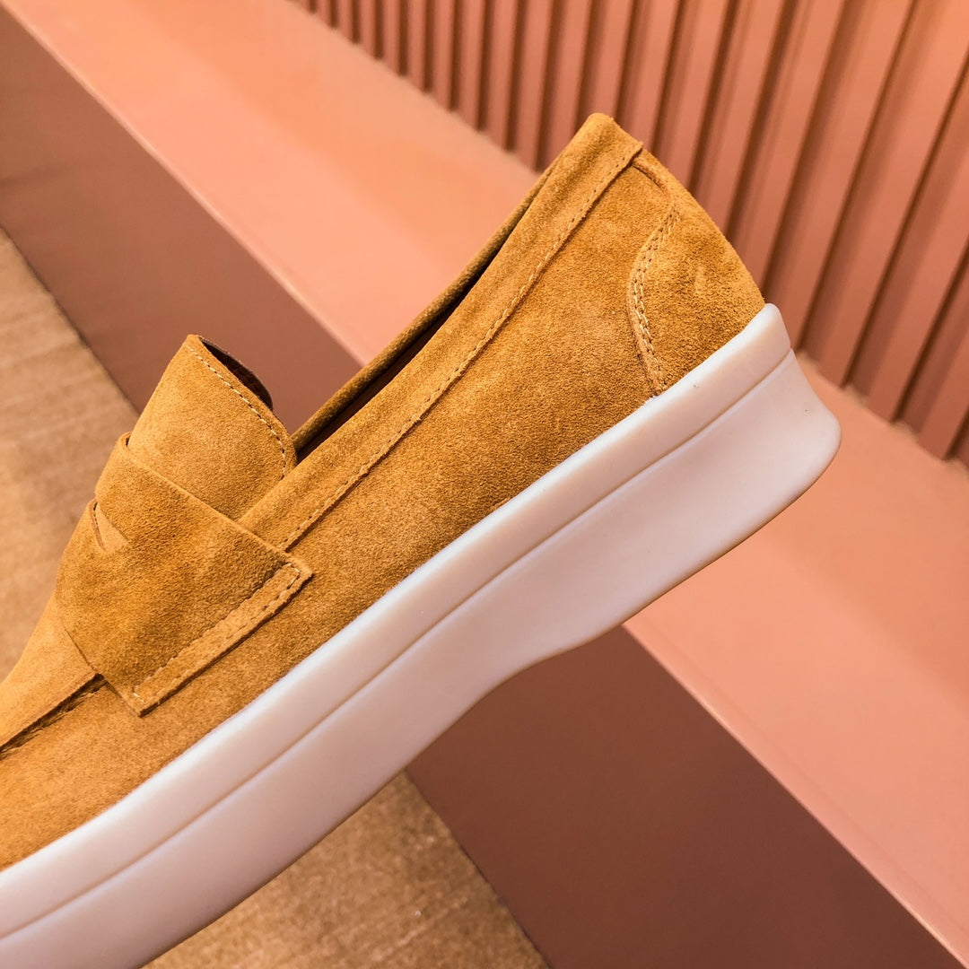 LP RETRO SUMMER WALK LOAFERS BRONZE SUEDE