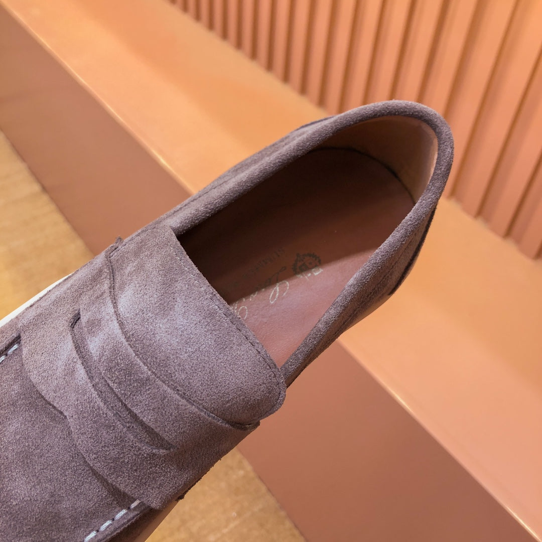 LP RETRO SUMMER WALK LOAFERS BROWN SUEDE