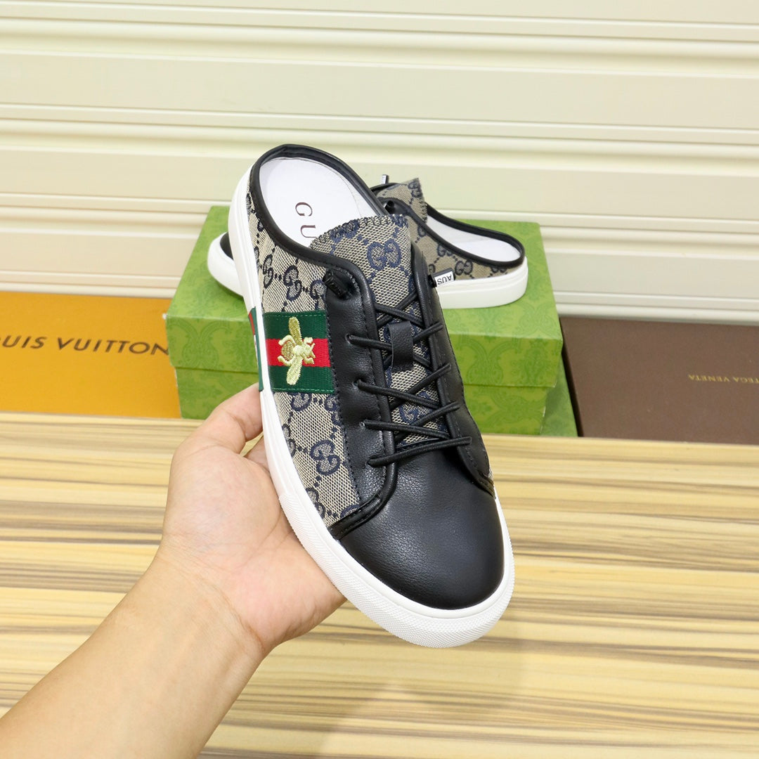 GG Men's ACE Mule Black Sheepskin 522952