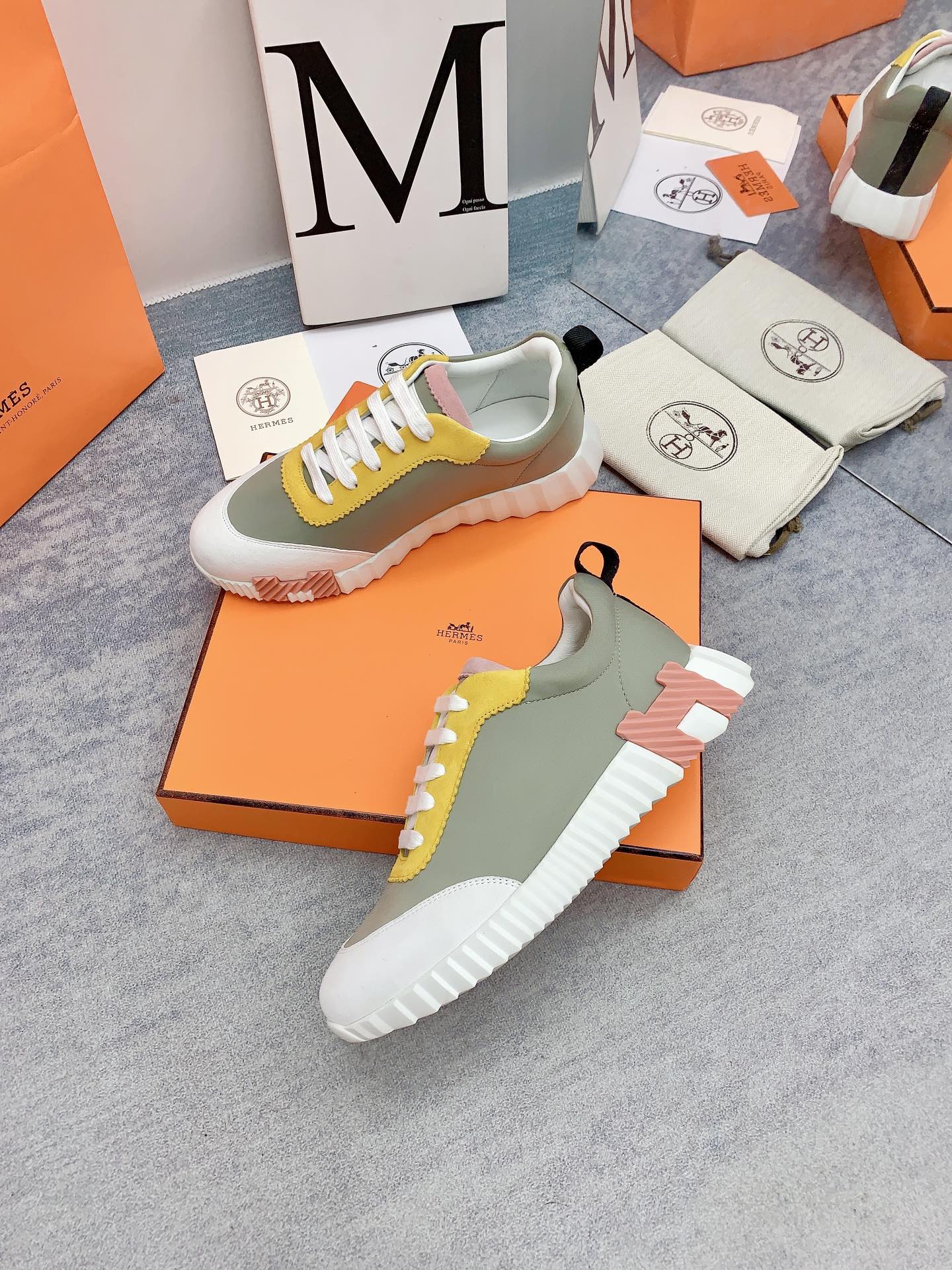 HM Bouncing Sneaker In Multicolor Lambskin 106439