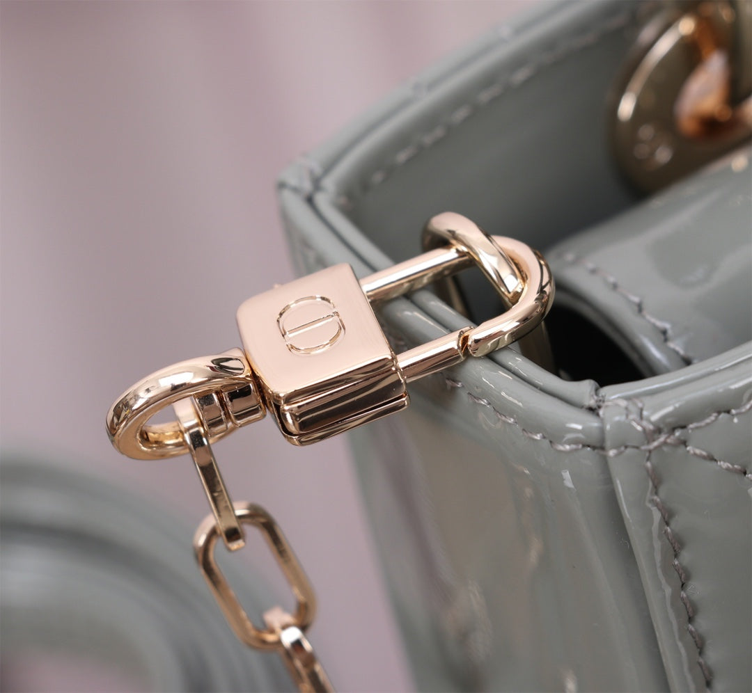 MICRO LADY D-JOY 16.5  ROCK GRAY LAMBSKIN