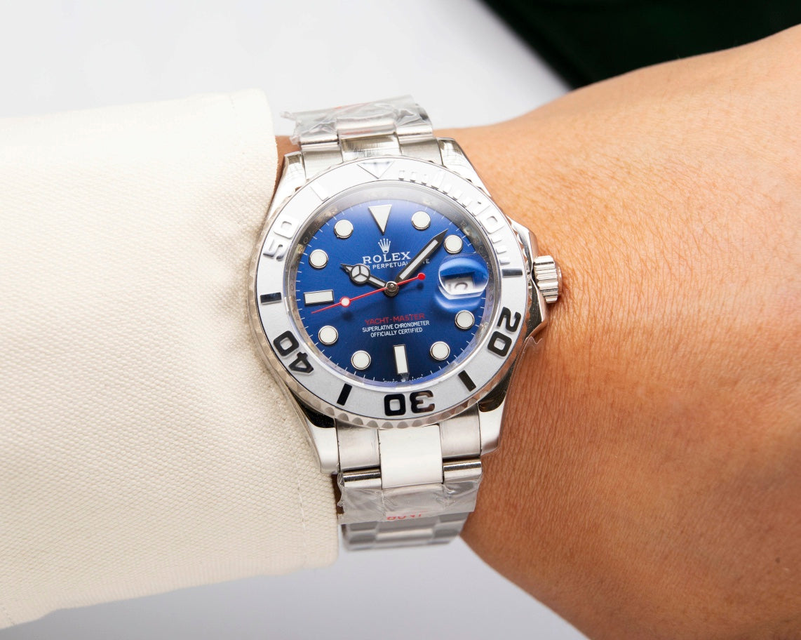 Rolex Yacht-Master 40mm Silver Blue Dial