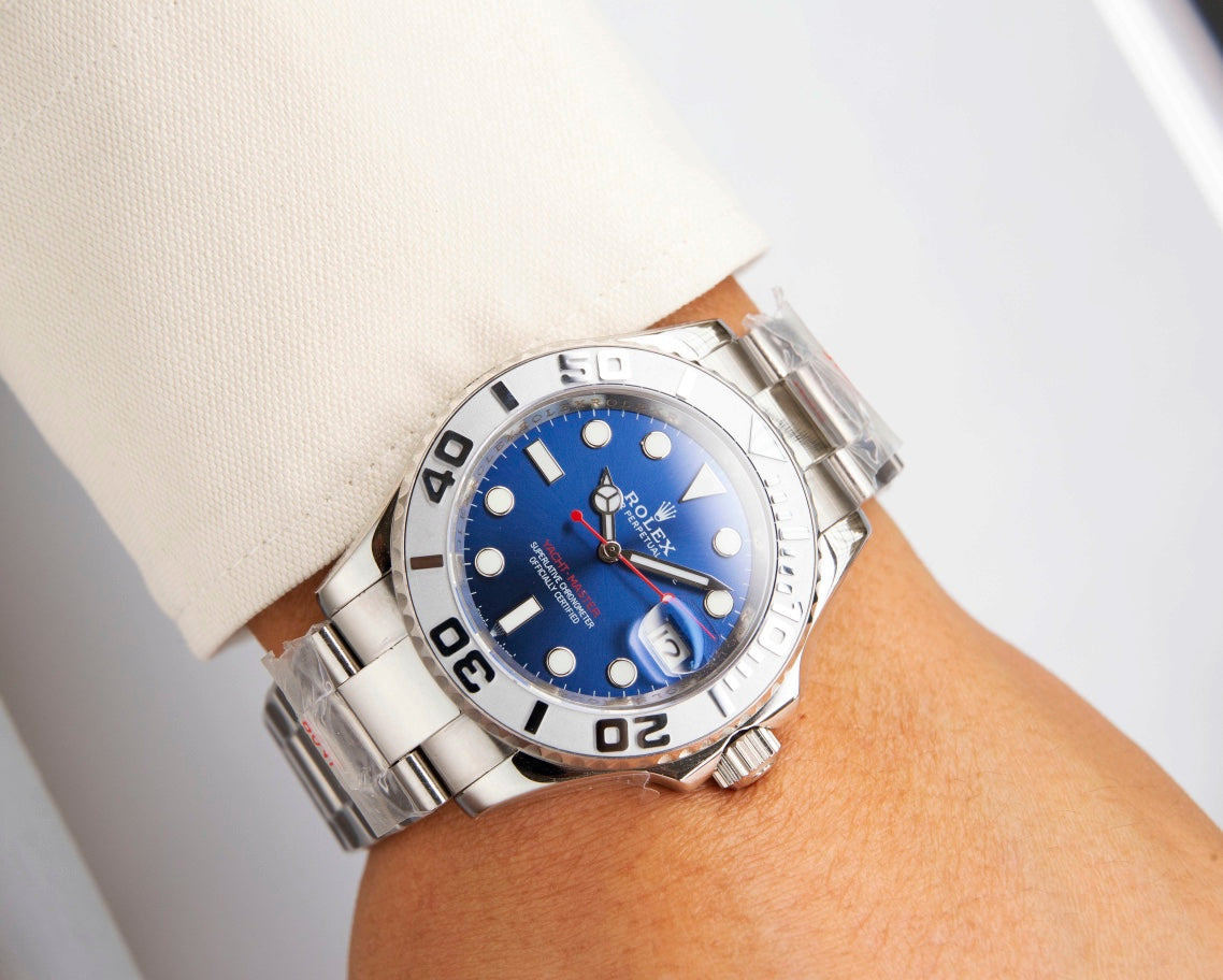 Rolex Yacht-Master 40mm Silver Blue Dial