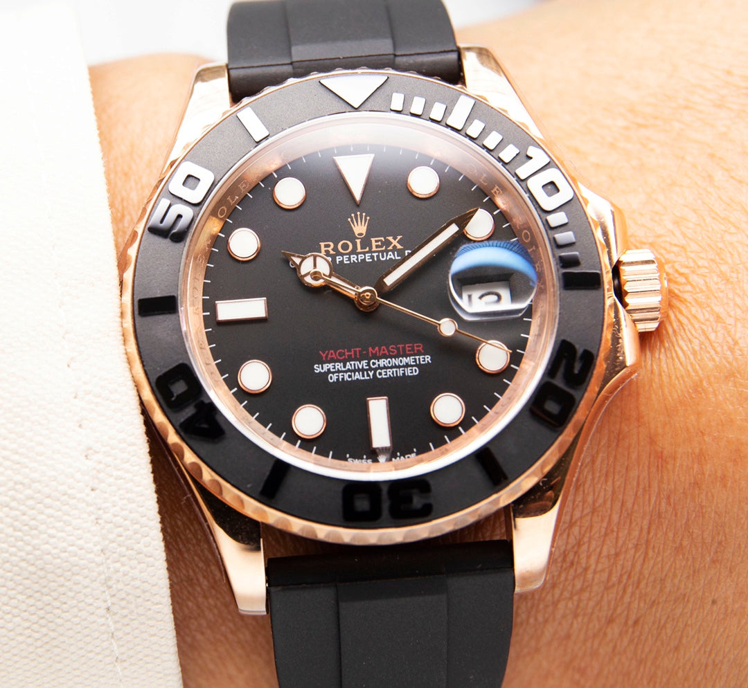 Rolex Yacht-Master 40mm Black Pink Gold