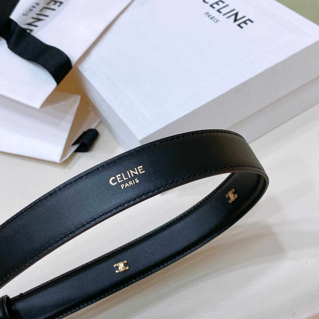 CEL 25mm Teen Triomphe Belt Black Cowhide 176679