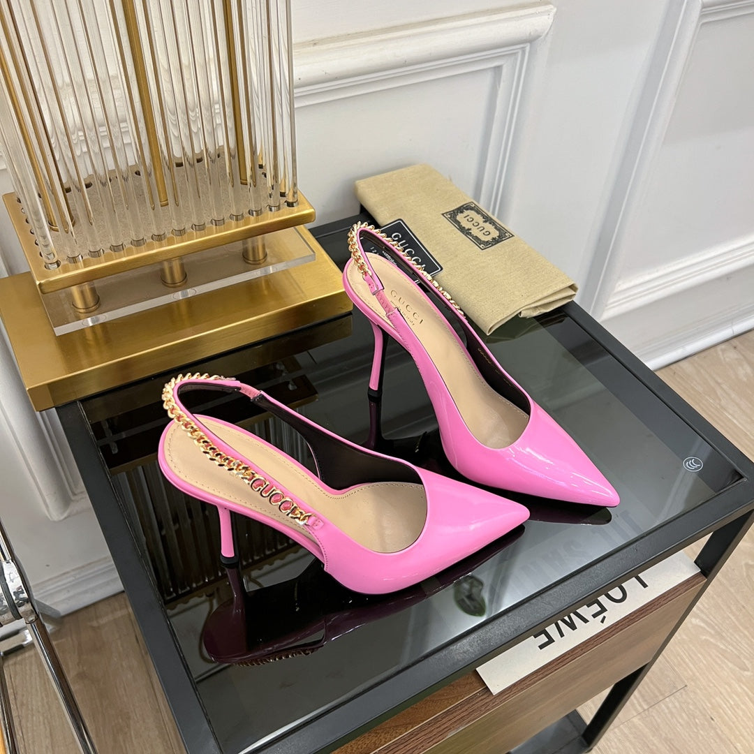 GG SIGNORIA SLINGBACK PUMP TAFFY LAMBSKIN