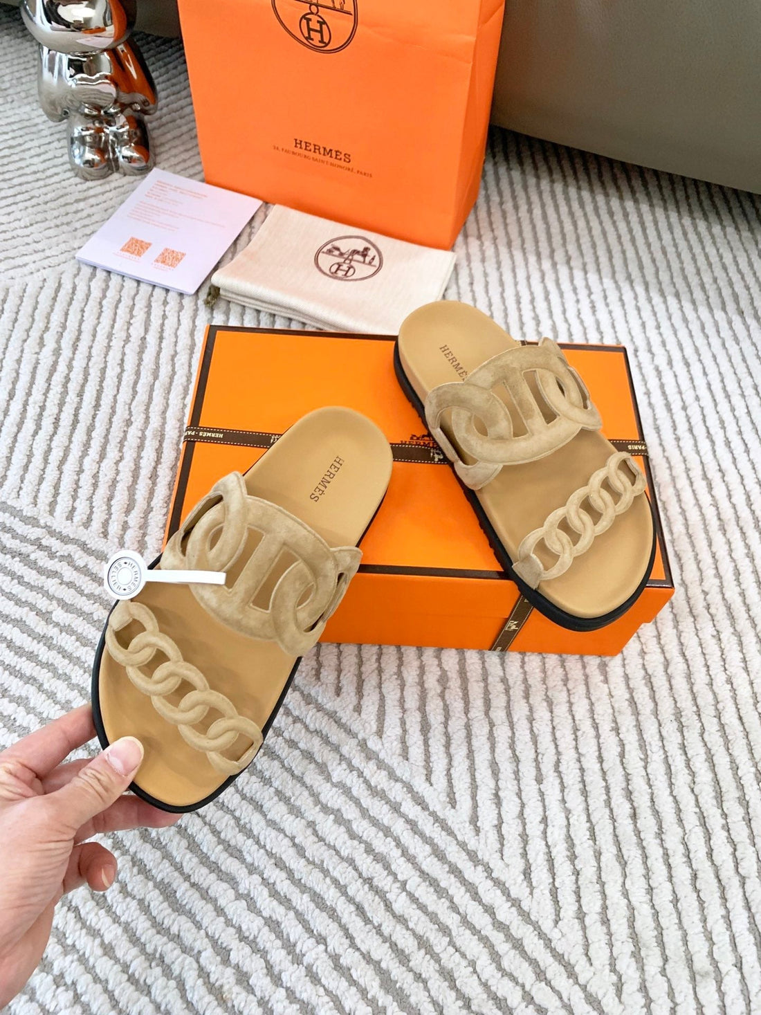 HM Extra sandal Beige Suede  963523