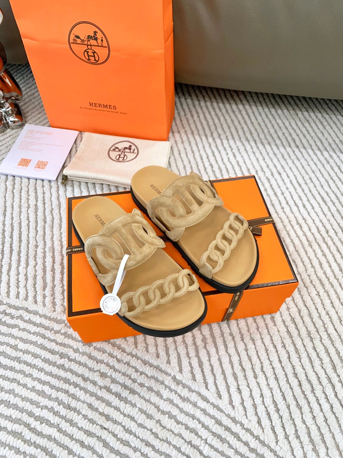 HM Extra sandal Beige Suede  963523