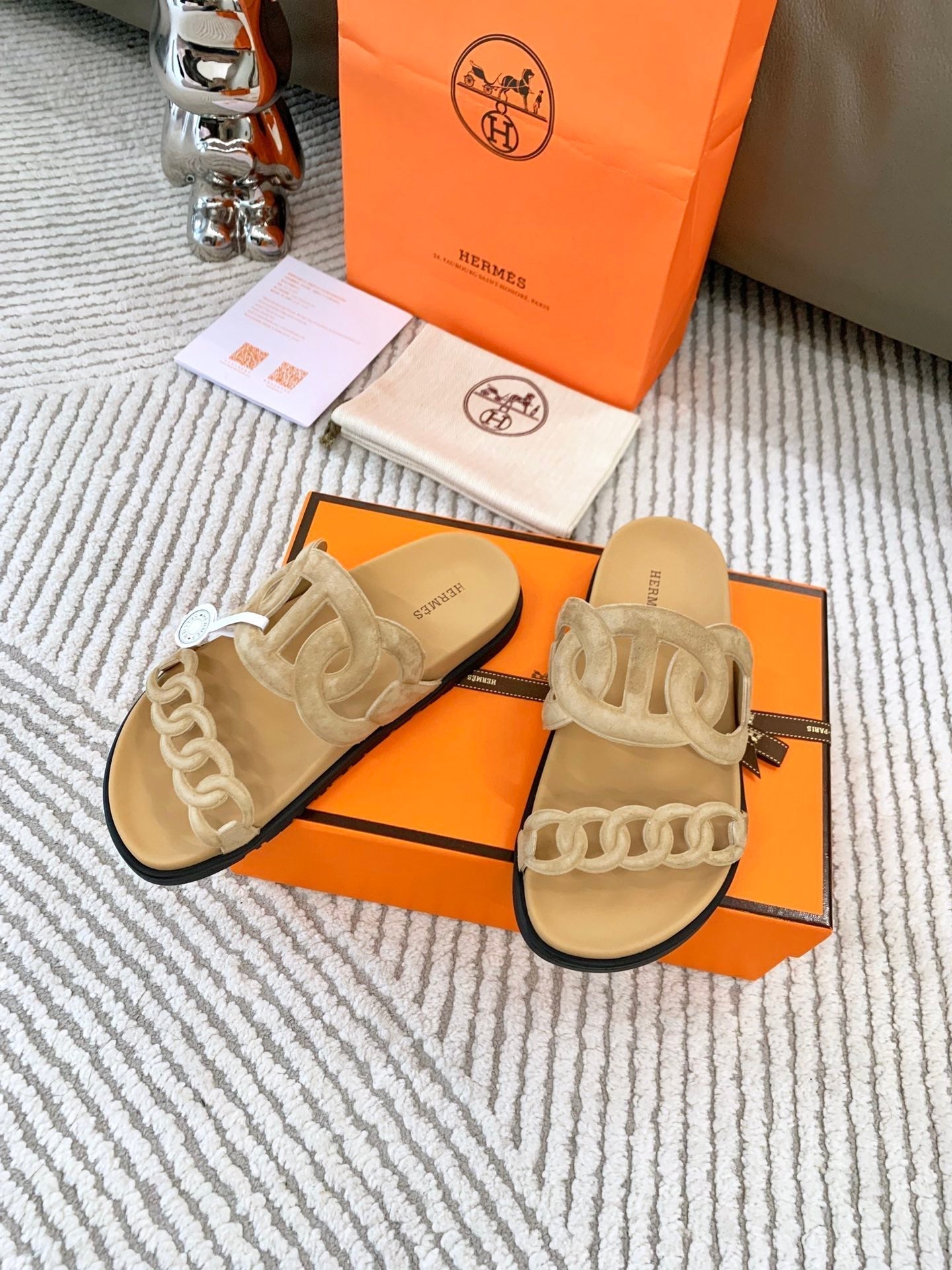 HM Extra sandal Beige Suede  963523