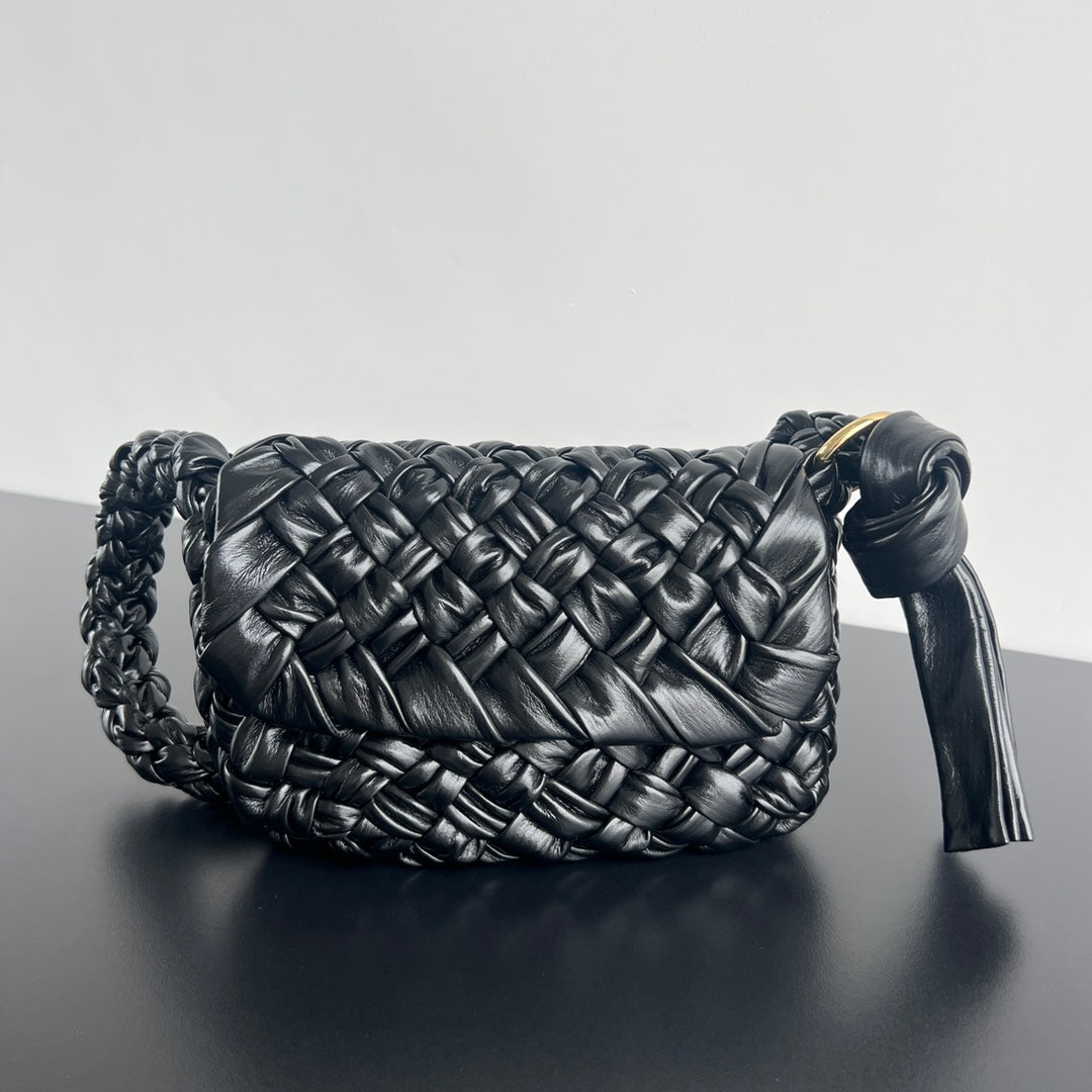KALIMERO CITTÃƒâ‚¬ 25 IN BLACK CALFSKIN