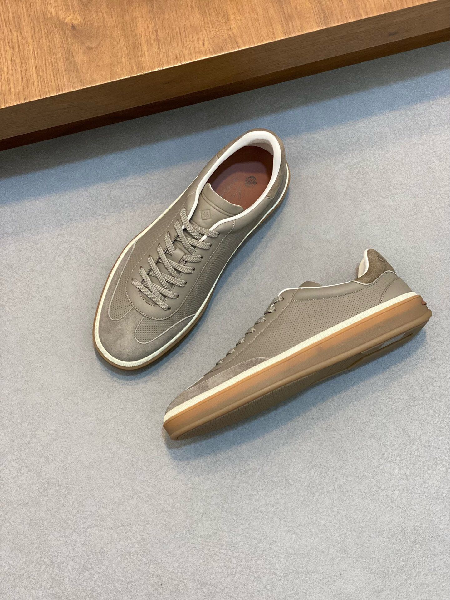 LP 360 TENNIS WALK SNEAKERS ASH MESH CALFSKIN