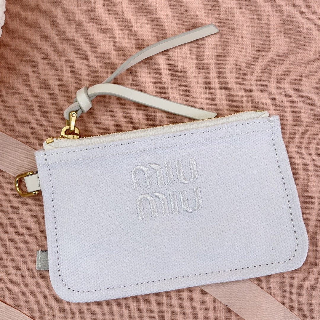 miu wander hobo bag 20cm white woven fabric