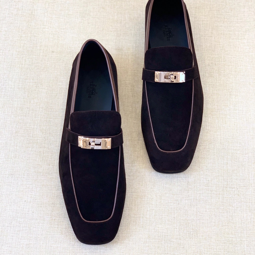 HM Men's Loafer Hickory Suede 539735