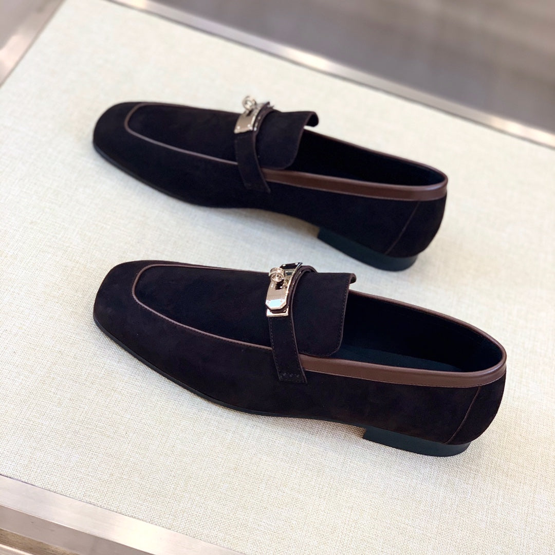 HM Men's Loafer Hickory Suede 539735