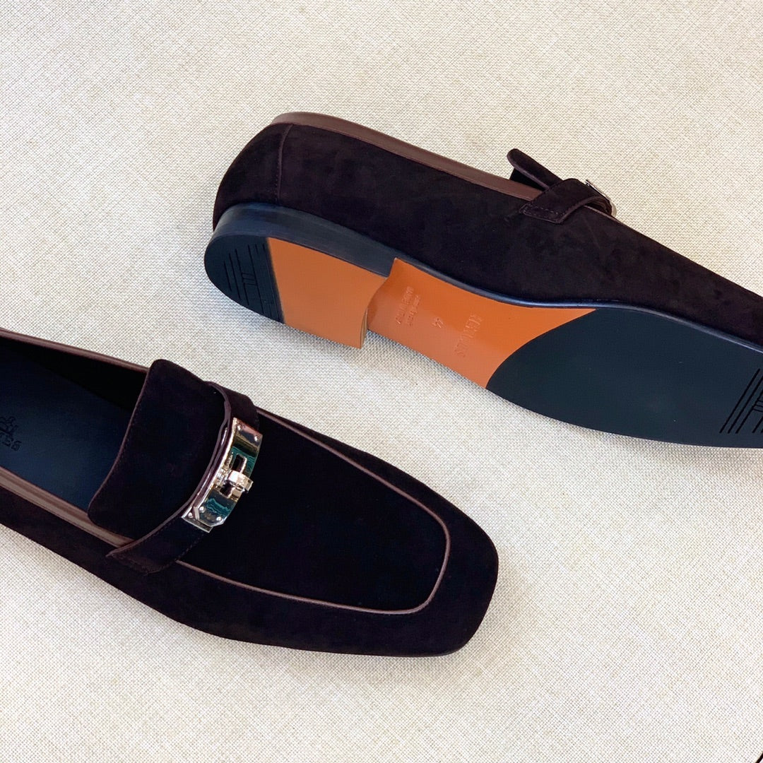 HM Men's Loafer Hickory Suede 539735