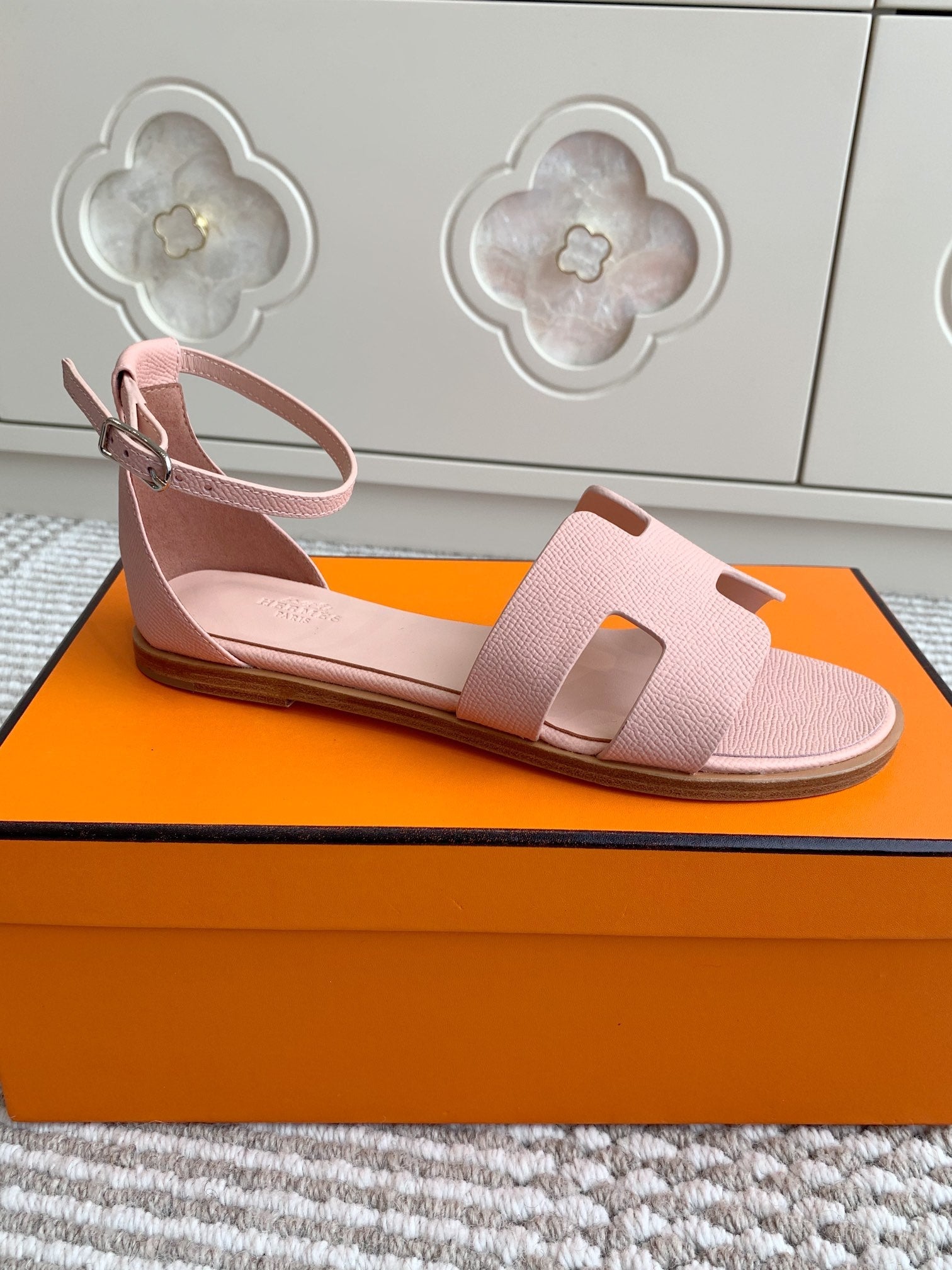 HM 25 Santorini Pink Epsom Leather Calfskin