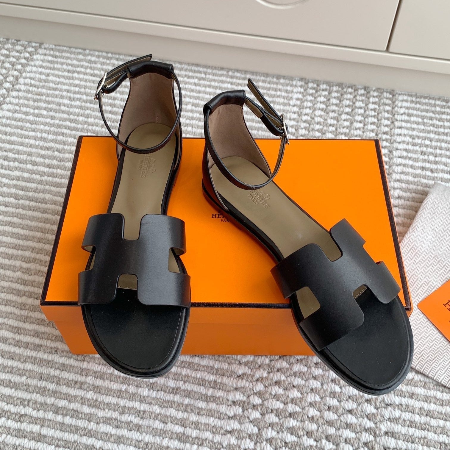 HM 25 Santorini Black Etoupe Calfskin