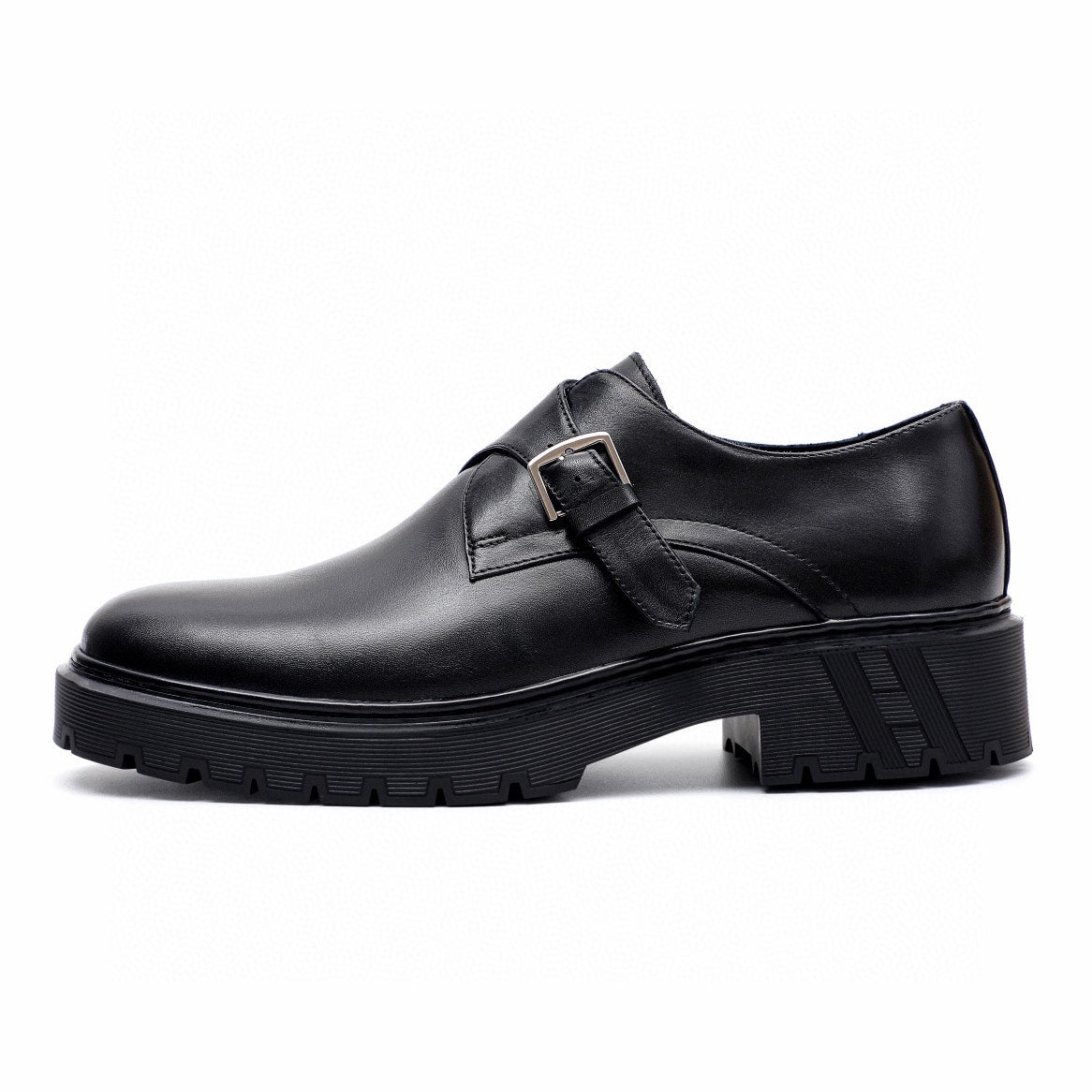 HM Men's Loafer  Black Calfskin 616537