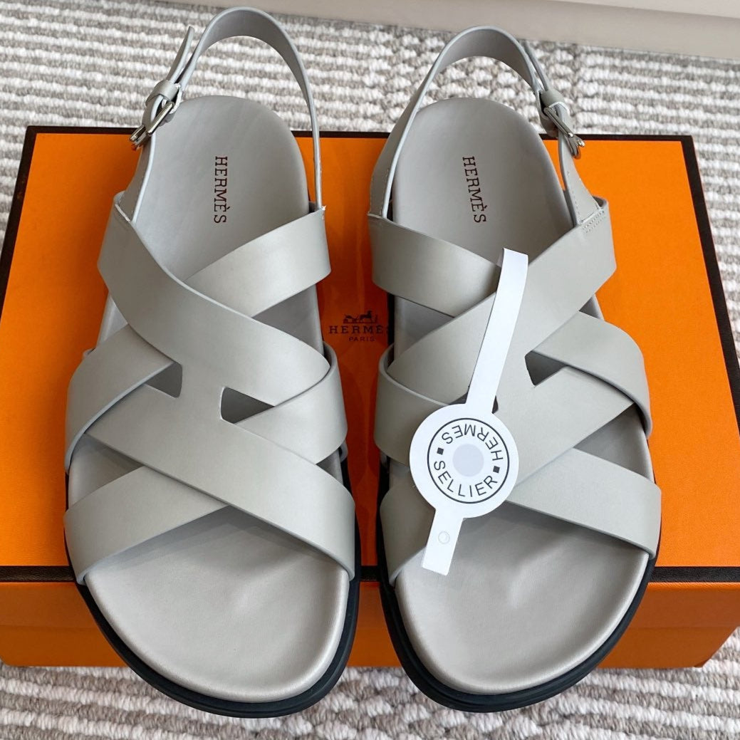 HM Heracles Sandals Ivory Calfskin 291454